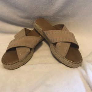 SOLD Aerosoles suede espadrille sandals